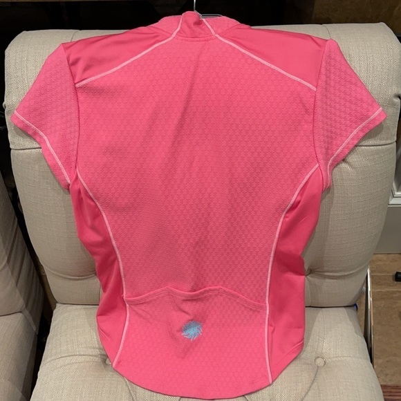 D: 𝅺iP Pearl Izumi Cycling Jersey Top Women’s Small Pink Biking Short sleeve - Picture 2 of 8